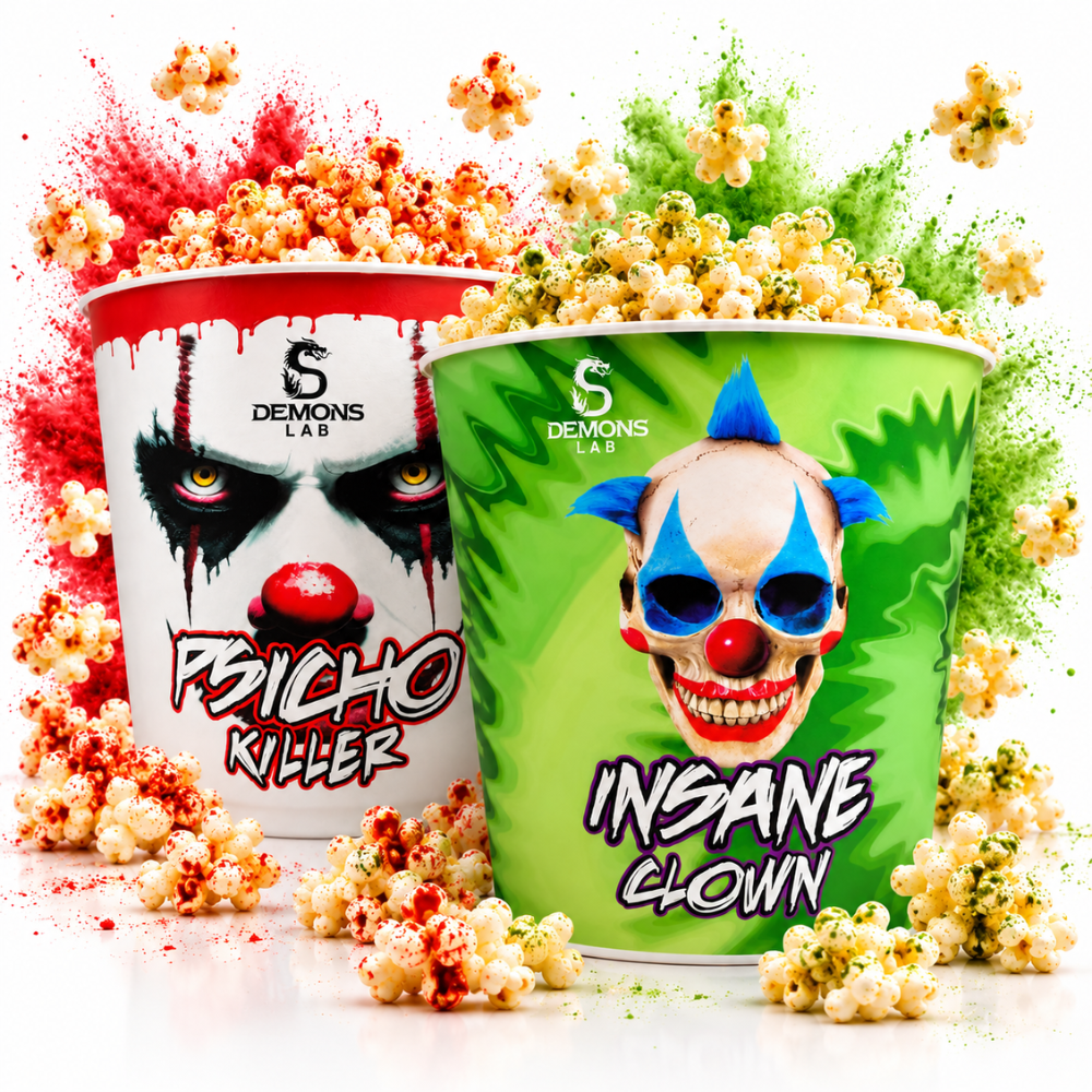 Balde de pipoca Demons Lab insane clow 2,5L