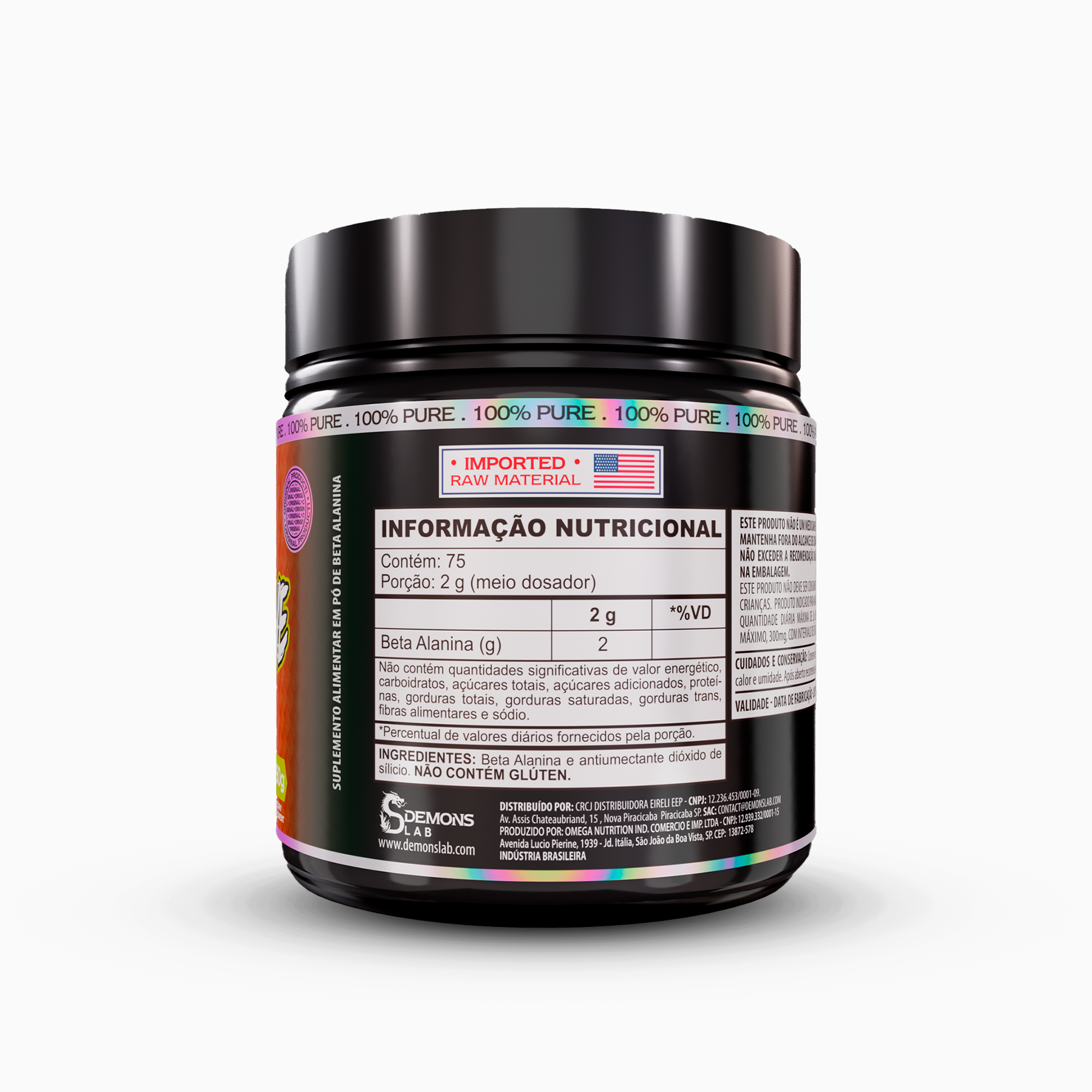 Creatina - Beta Alanine 100% Pure - Demons Lab