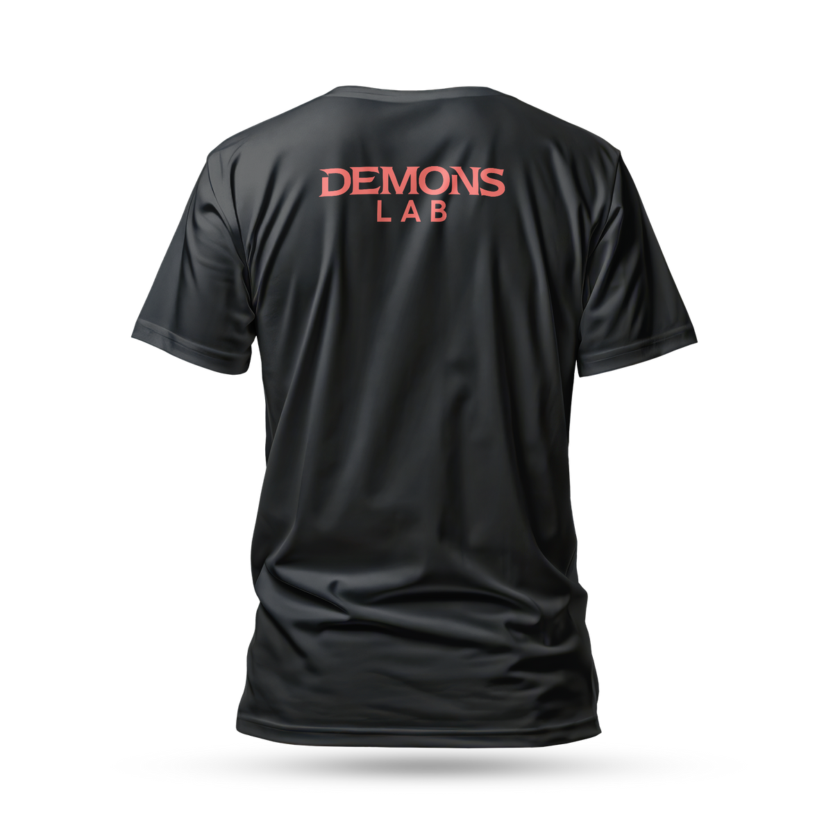 Camiseta Manga Curta Logo Demons Lab com Asas