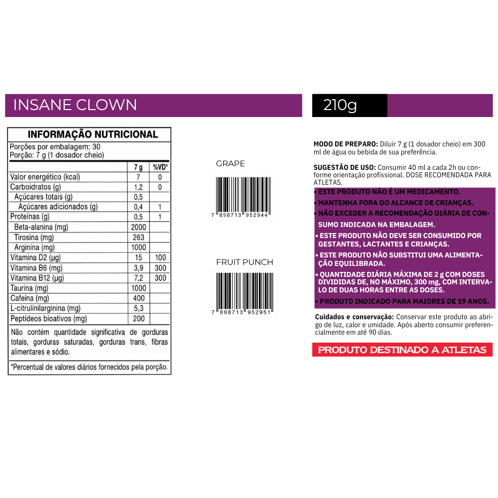 INSANE CLOWN 210G - DEMONS LAB