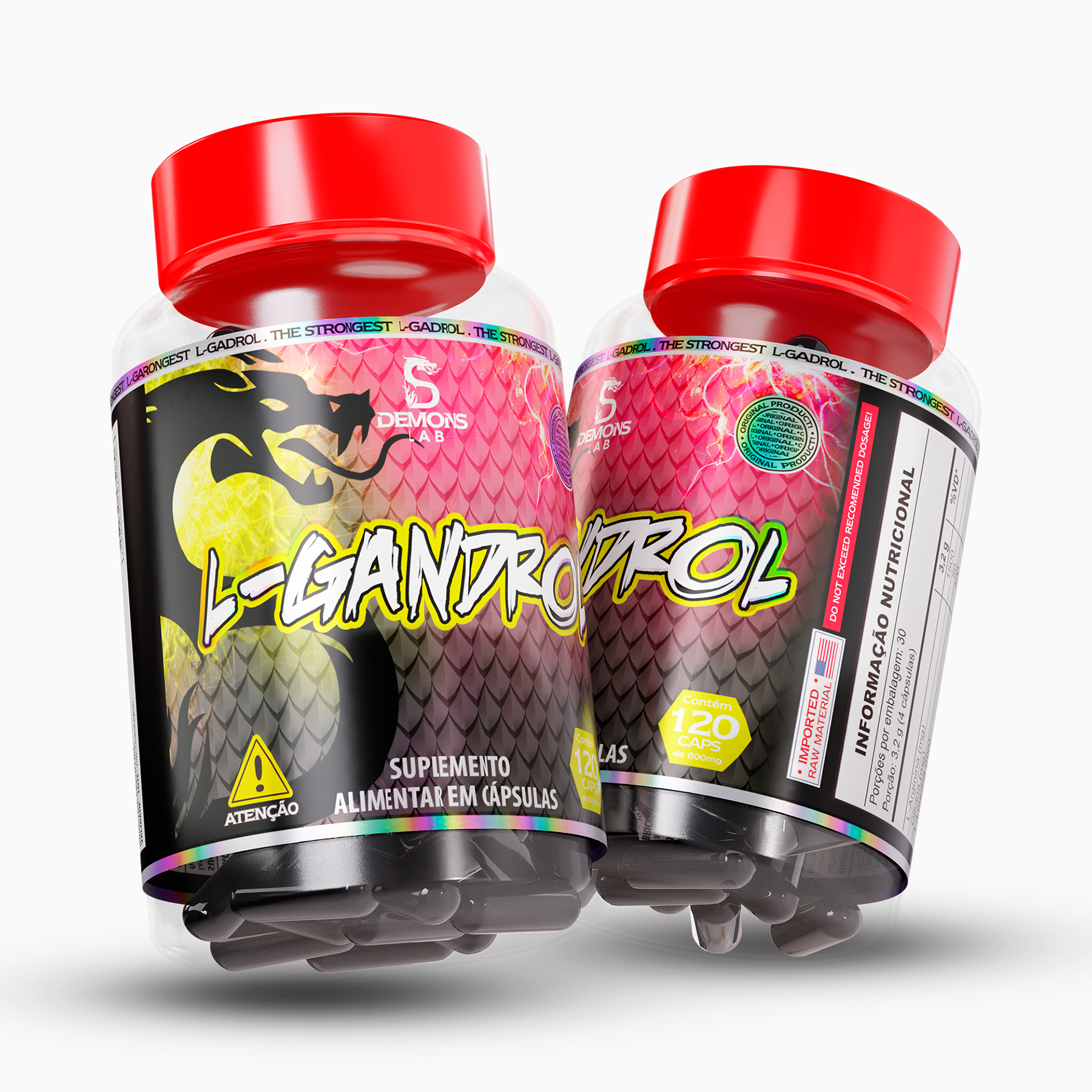 Pré-Hormonal - L-Gandrol 120 caps - Demons Lab