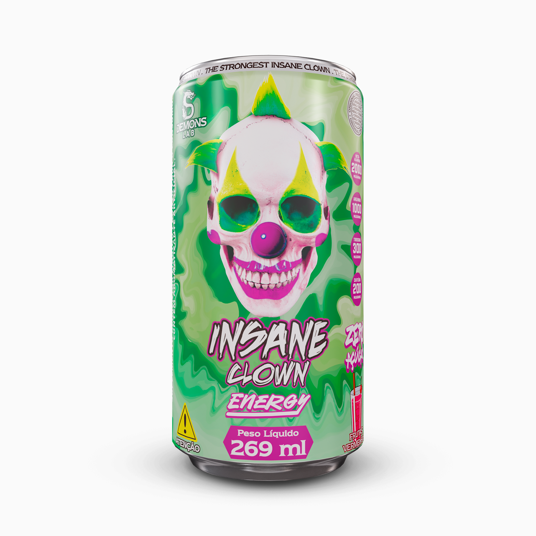 Pré Treino - Insane Clown Energy Lata 269ml - Demons Lab