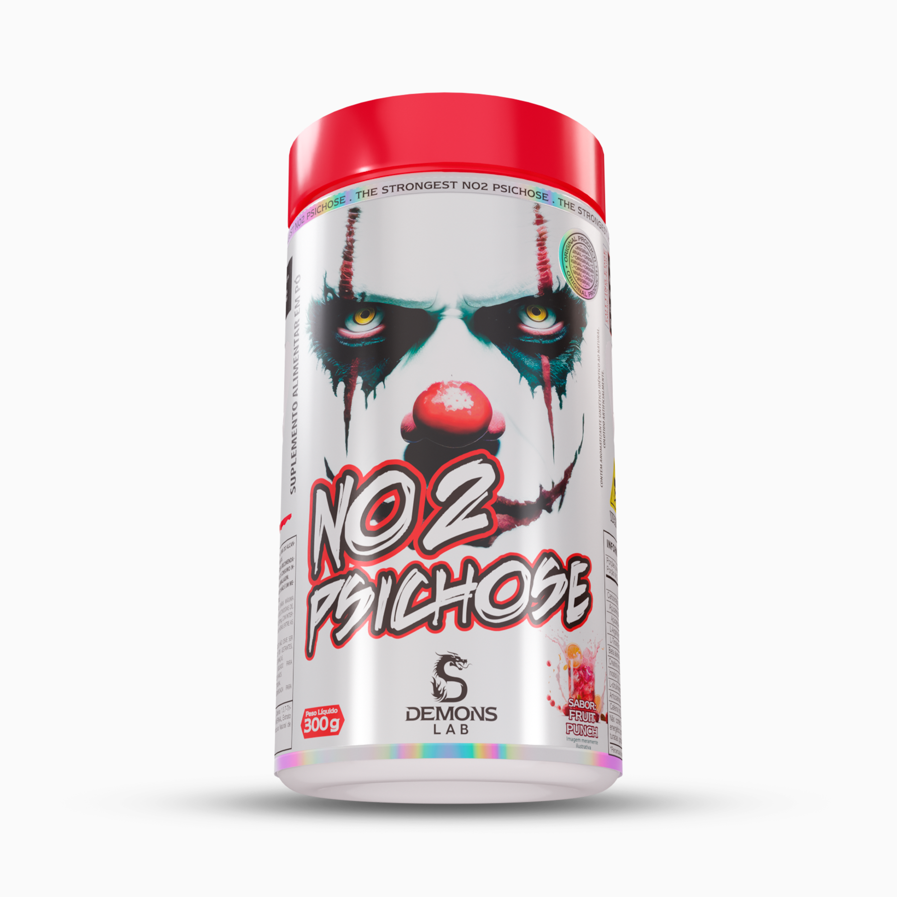 Pré Treino - NO2 Psichose - Demons Lab