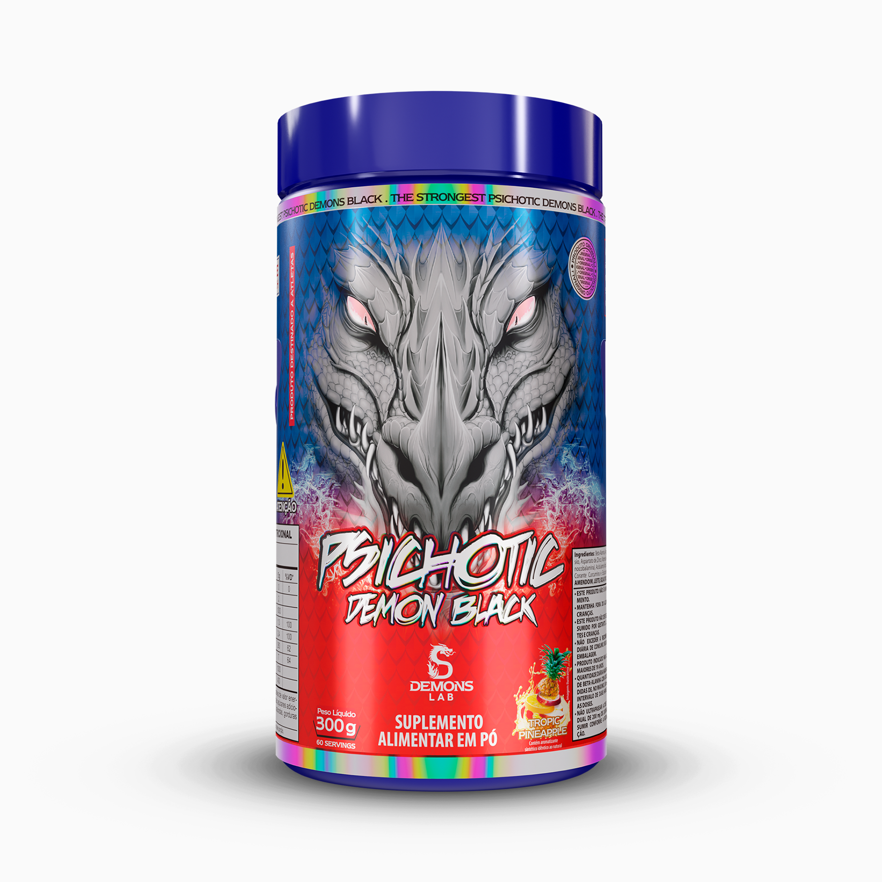 Pré Treino - Psichotic Demon Black - Demons Lab