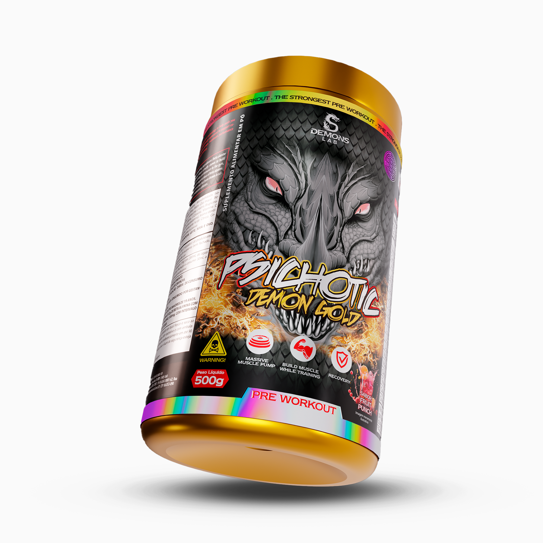 Pré Treino - Psichotic Demon Gold - Demons Lab