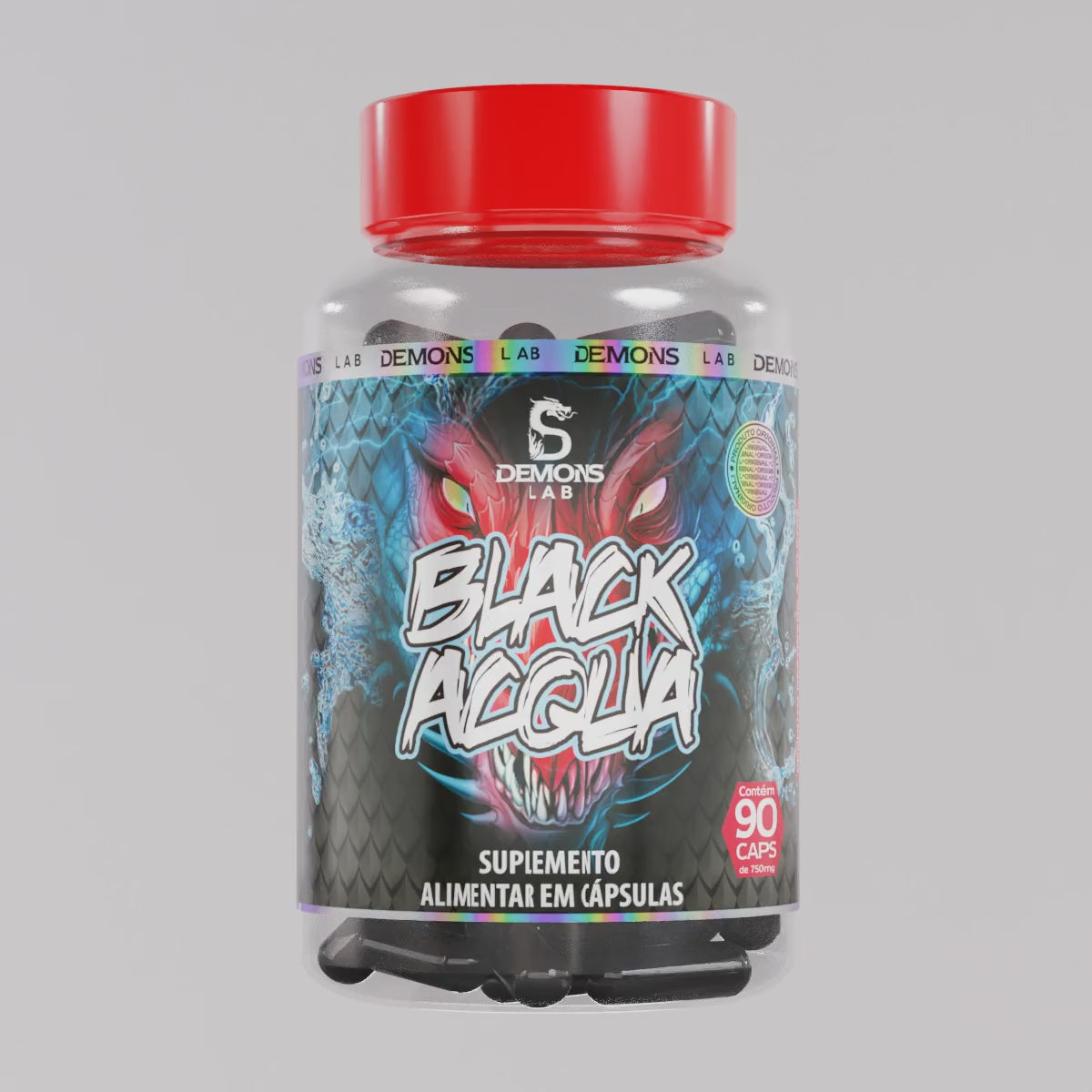 Termogênico - Black Acqua 90 caps - Demons Lab