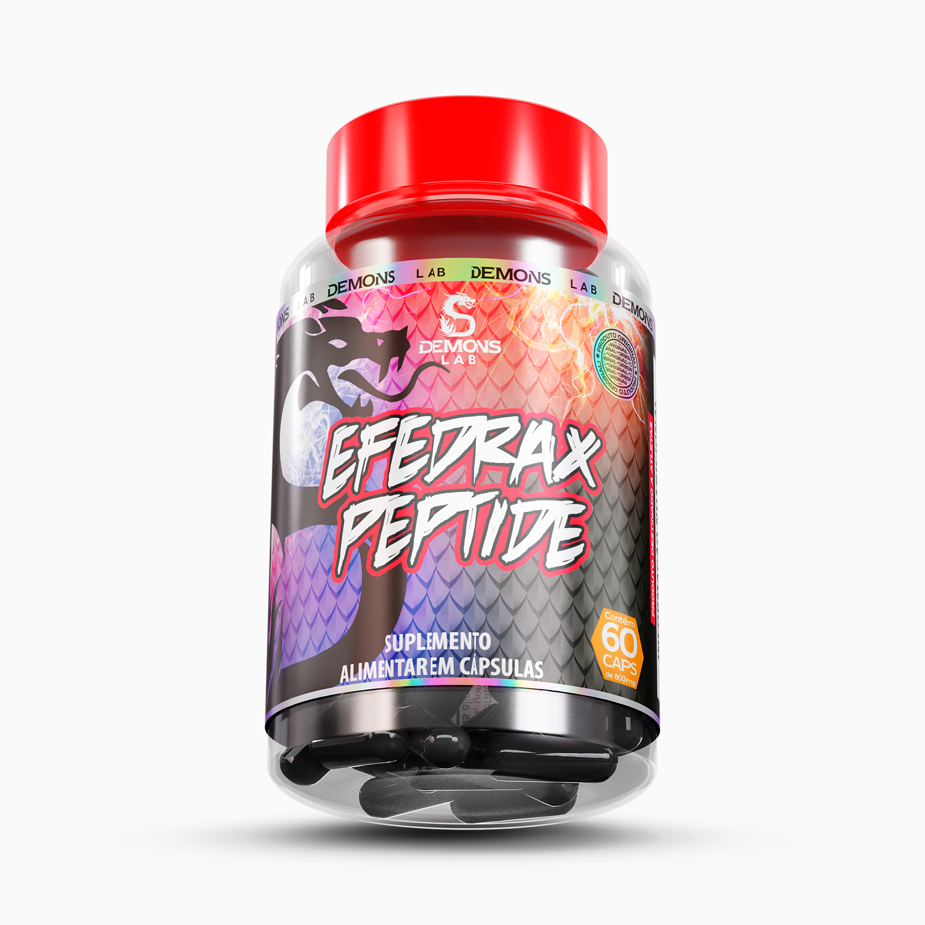 Termogênico - Efedrax Peptide 60 caps - Demons Lab