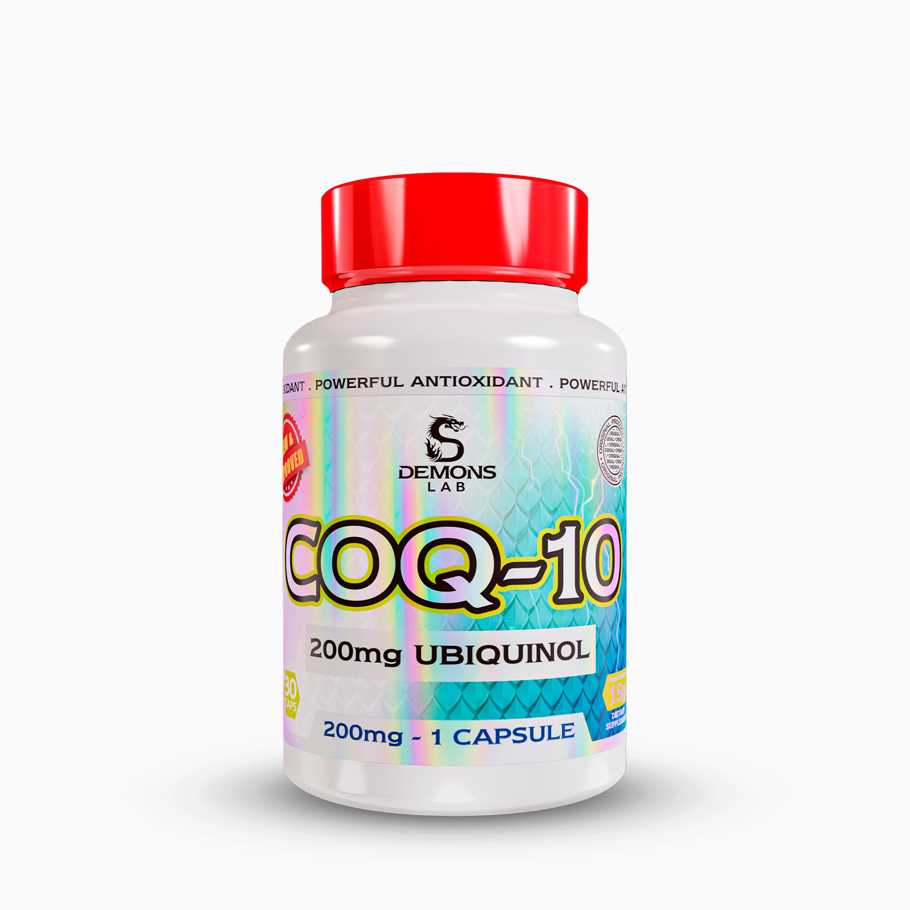 Vitamina - Coenzima Q 10 - COQ-10 - Demons Lab