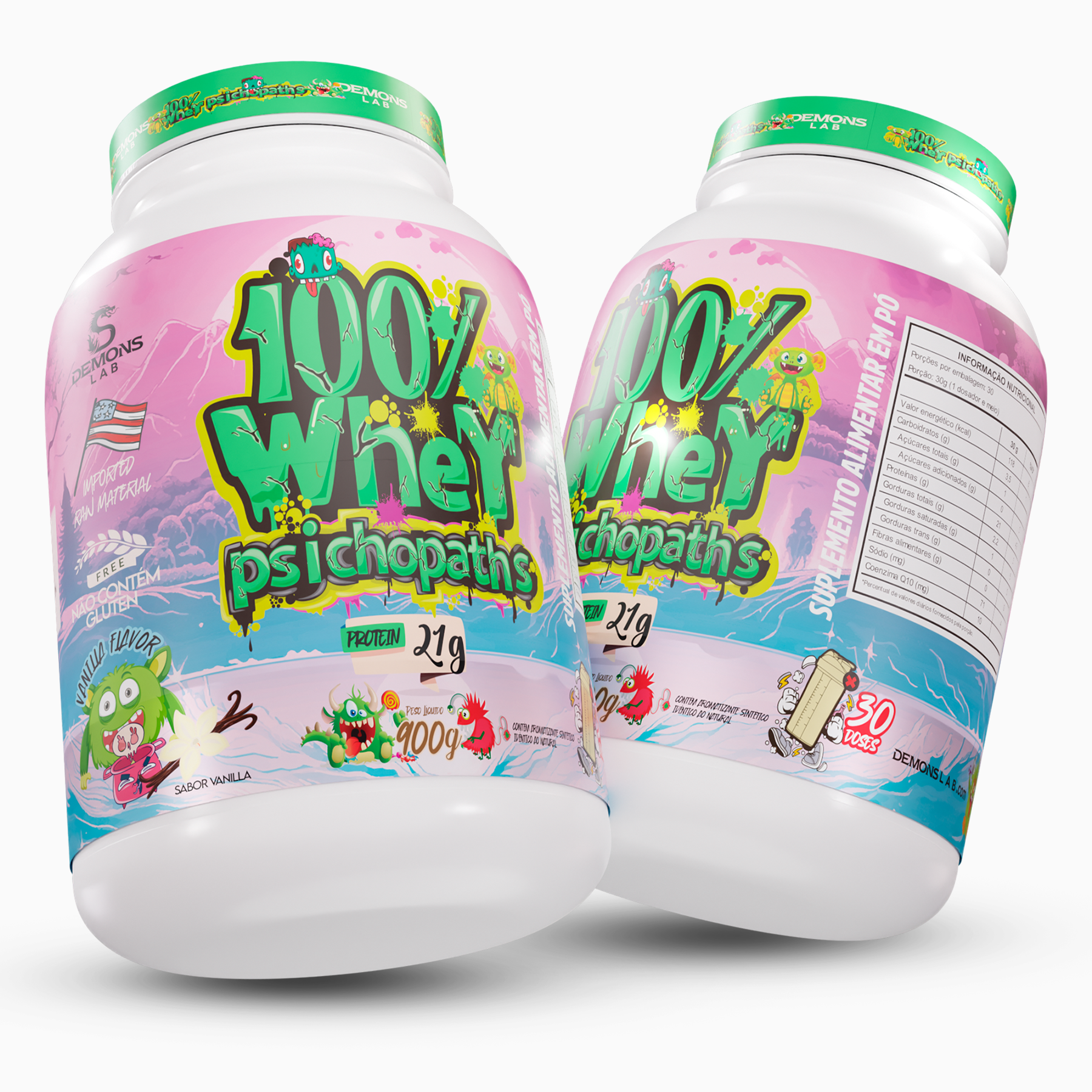Whey Protein - 100% Whey Psichopaths - DEMONS LAB