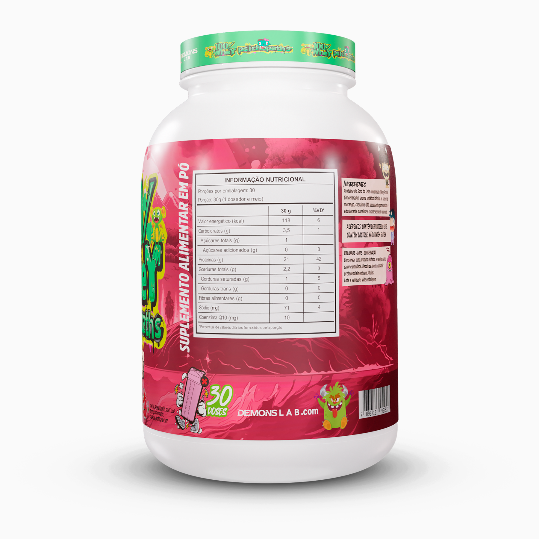 Whey Protein - 100% Whey Psichopaths - DEMONS LAB