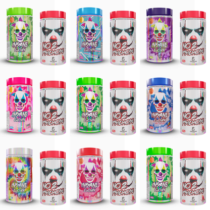 Kit Pré Treino Demons Lab Insane Clown 350g + NO2 Psichose 300g