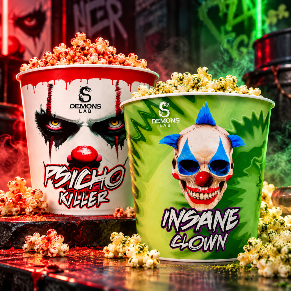 Balde de pipoca Demons Lab insane clow 2,5L