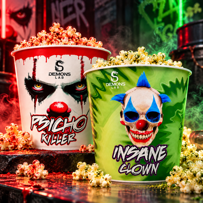 Balde de pipoca Demons Lab insane clow 2,5L