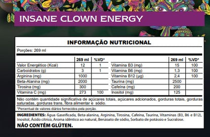 Pré Treino - Insane Clown Energy Lata 269ml - Demons Lab