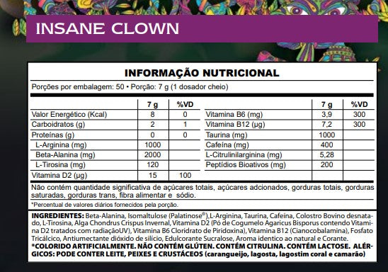 Pré Treino - Insane Clown - Demons Lab