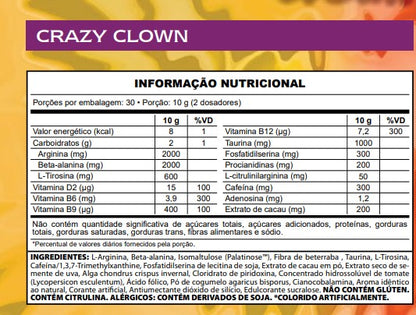 Pré Treino - Crazy Clown - Demons Lab