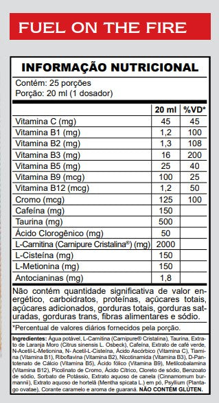 Termogênico - Fuel On The Fire 500 ml - Demons Lab