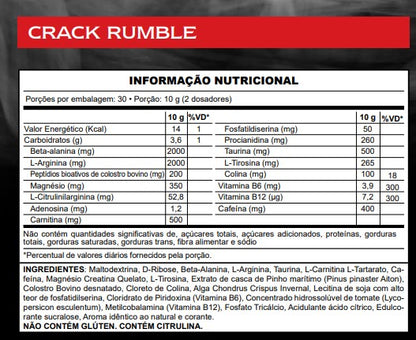 Pré Treino - Crack Rumble - Demons Lab