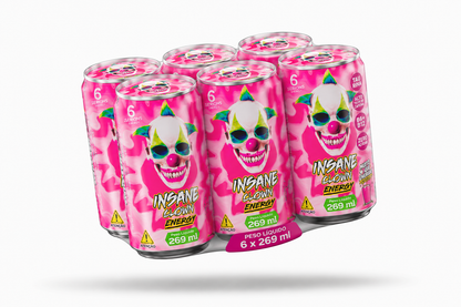 Pré Treino - Insane Clown Energy Lata 269ml PAC C/6 UNI - Demons Lab