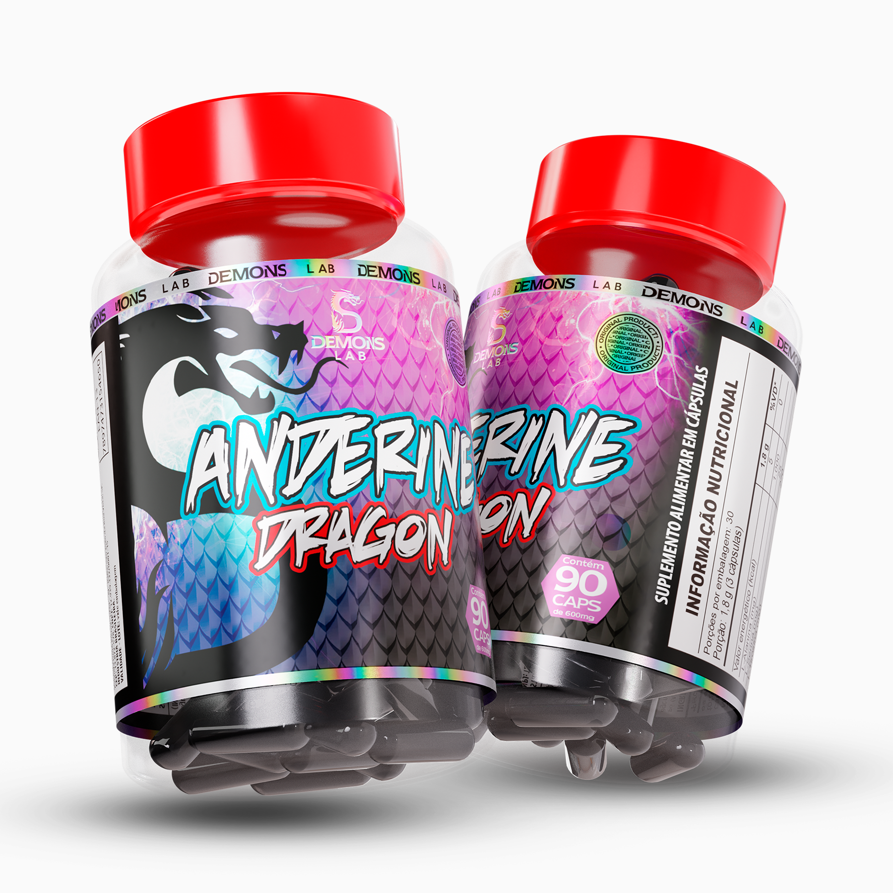 Pré-Hormonal - Anderine Dragon 90 caps - Demons Lab
