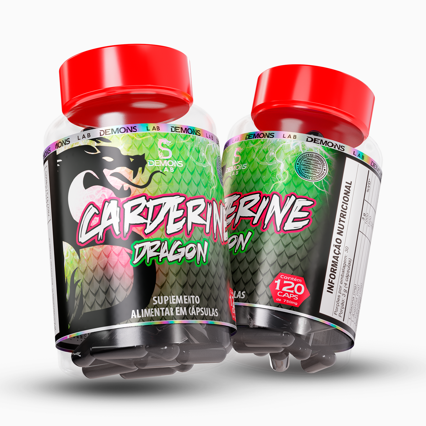 Pré-Hormonal - Carderine Dragon 120 caps - Demons Lab