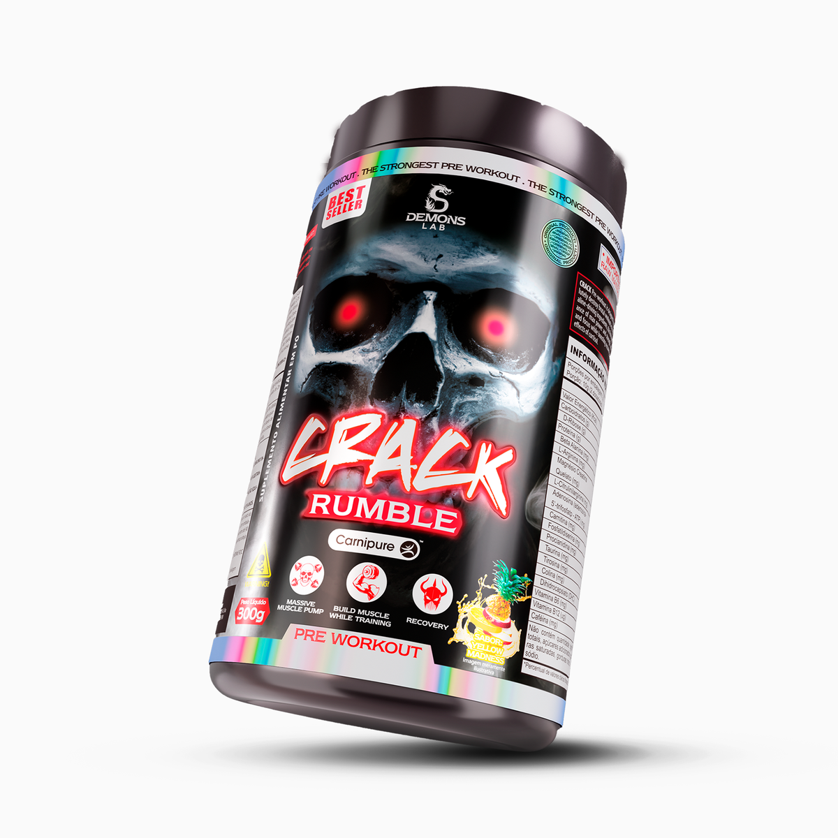Pré Treino - Crack Rumble - Demons Lab – LOJA OFICIAL DEMONS LAB