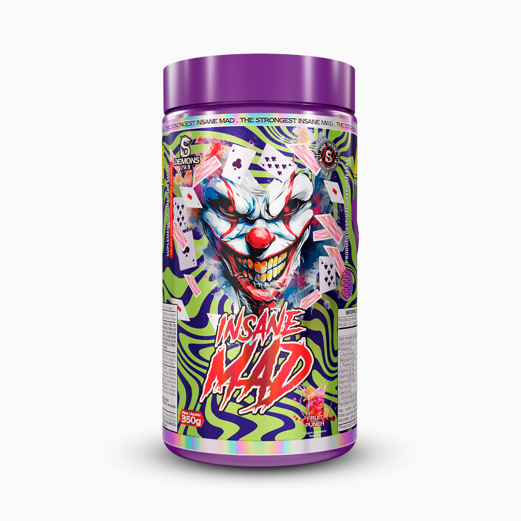 Insane Mad Pré-Treino 300g – Demons Lab