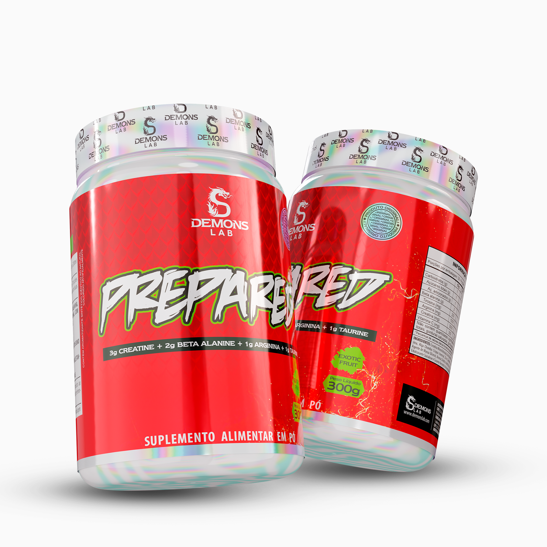 Pré Treino - Prepared - Demons Lab