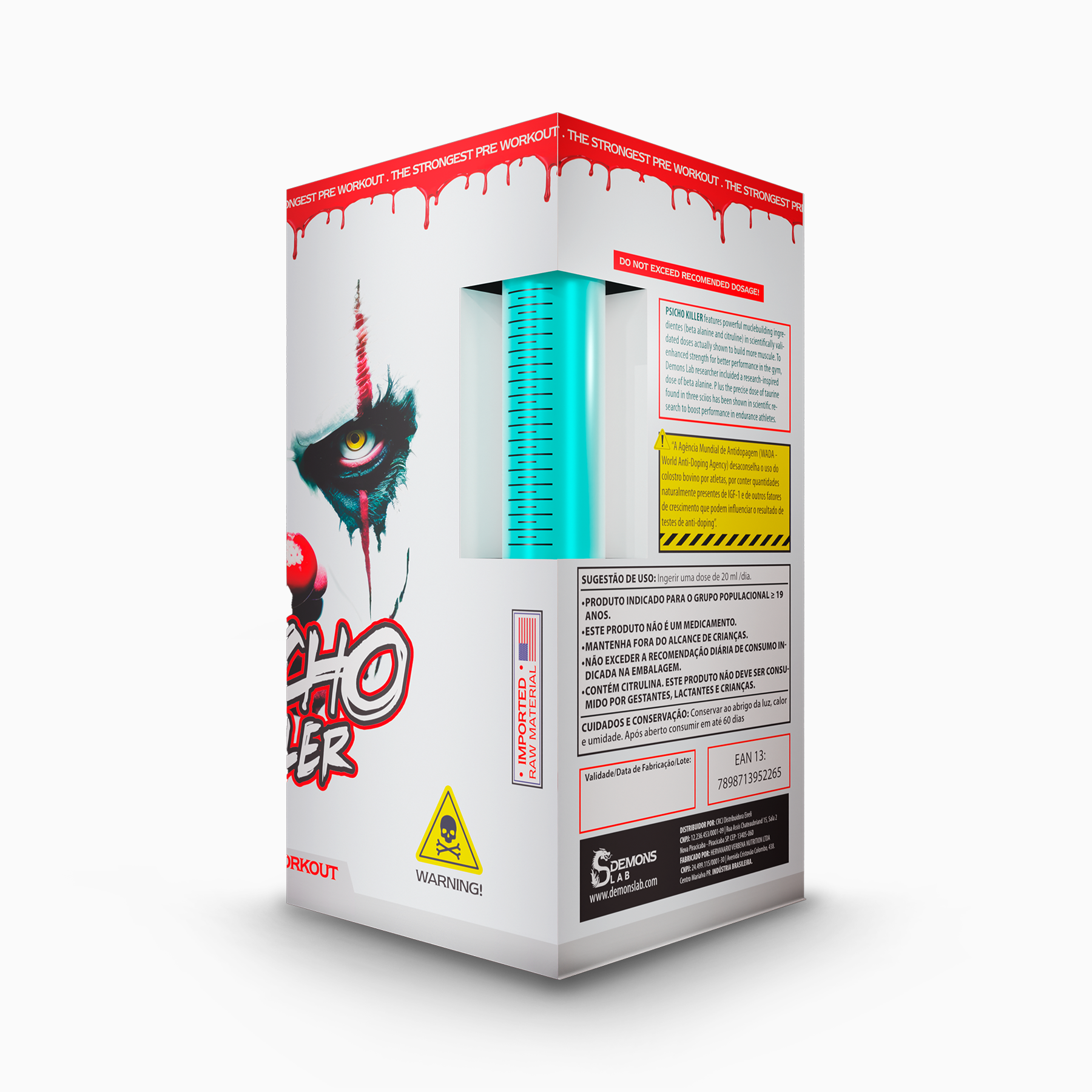 Pré Treino - Psicho Killer 500ml - Demons Lab