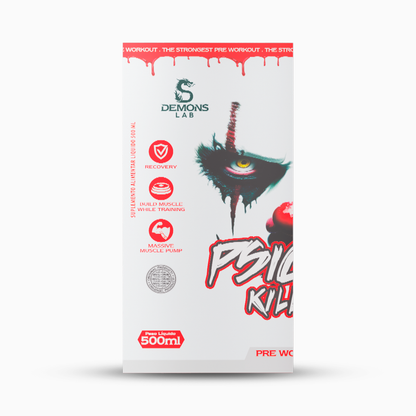 Pré Treino - Psicho Killer 500ml - Demons Lab