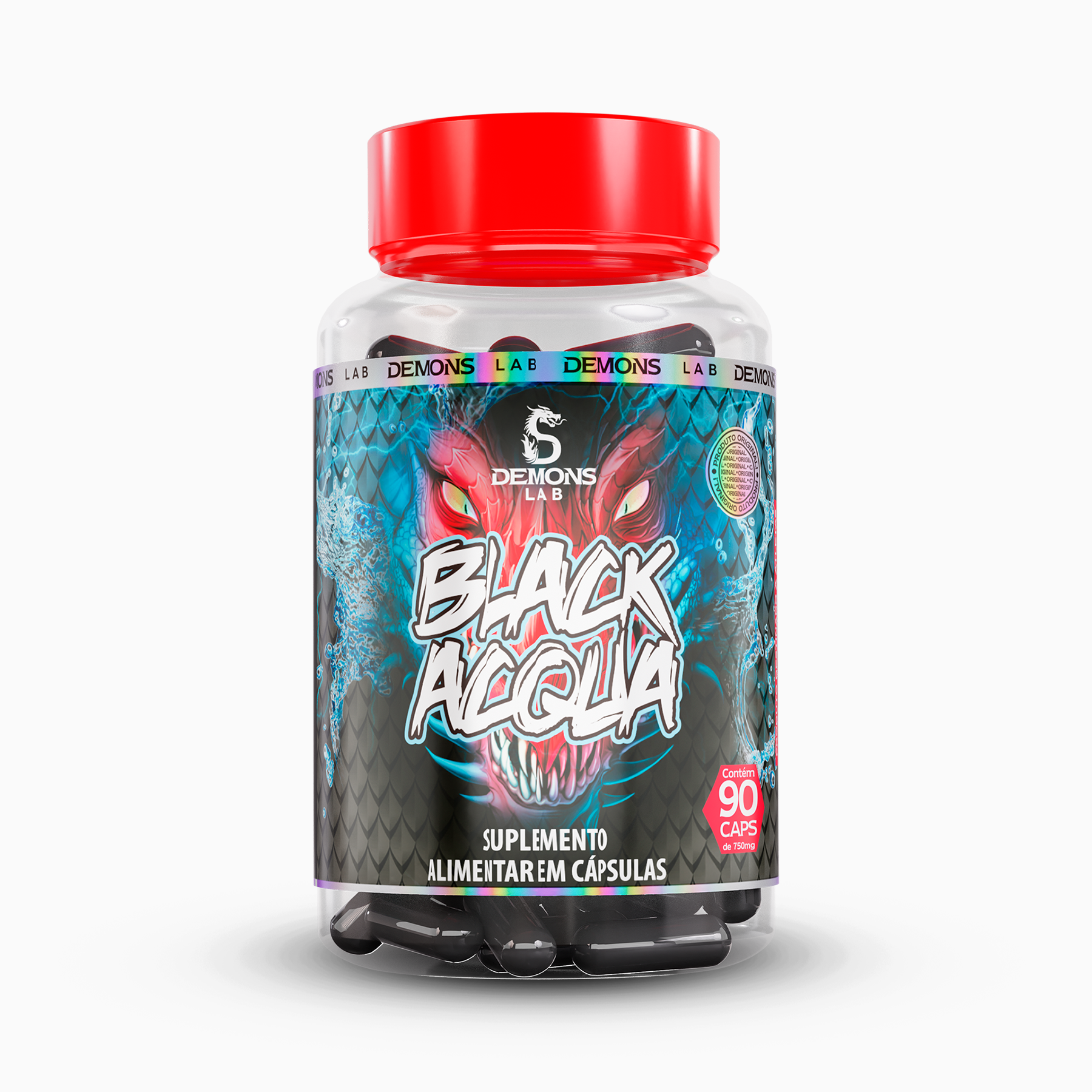 Termogênico - Black Acqua 90 caps - Demons Lab