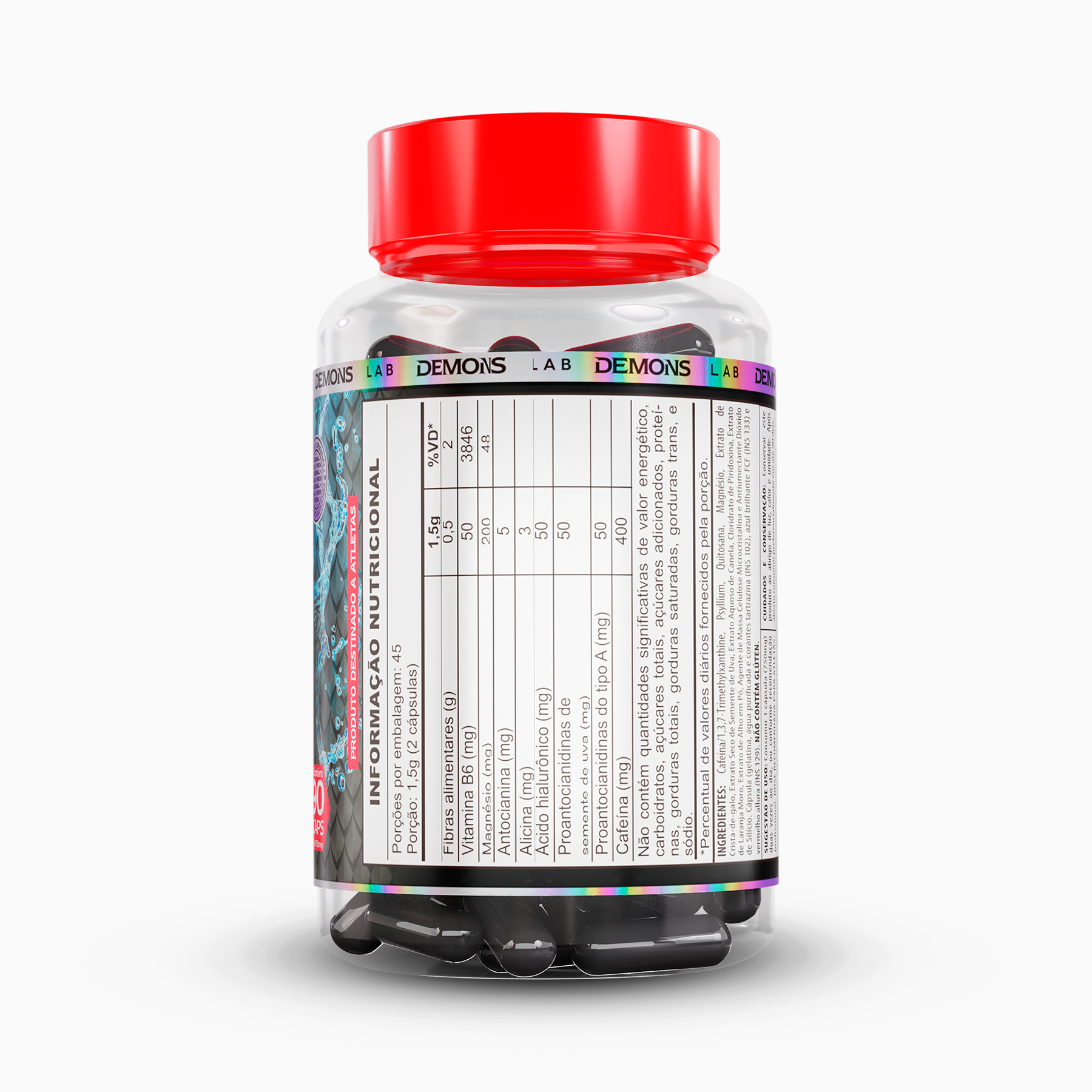 Termogênico - Black Acqua 90 caps - Demons Lab