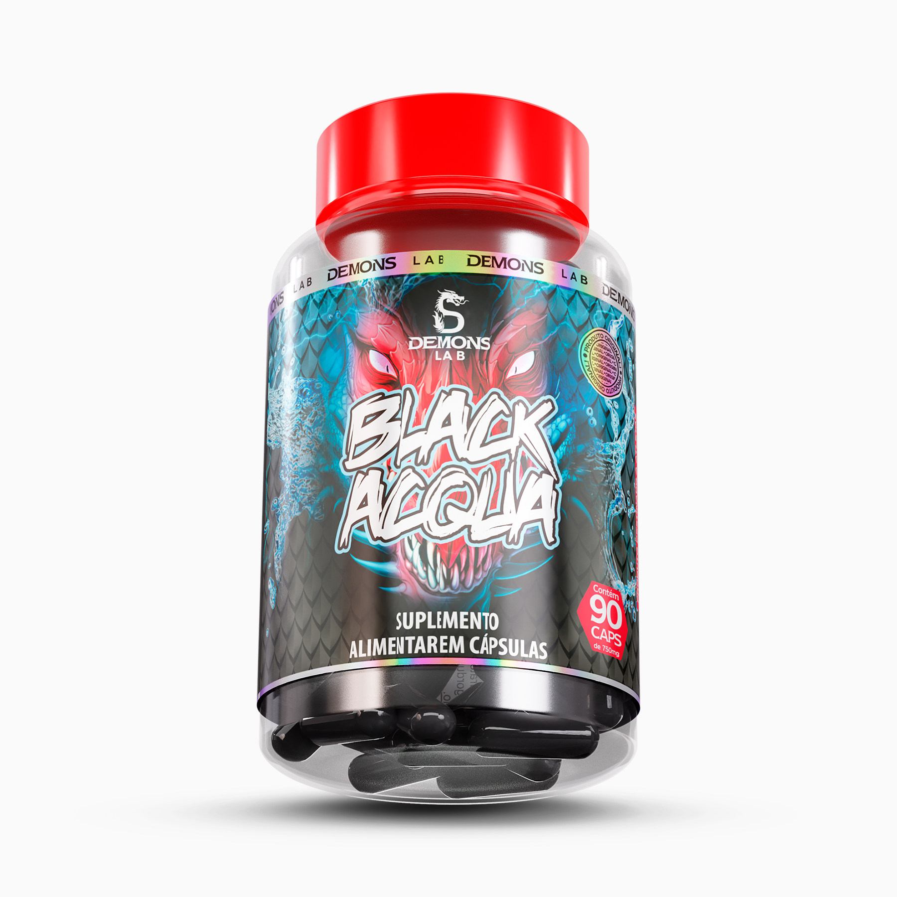 Termogênico - Black Acqua 90 caps - Demons Lab