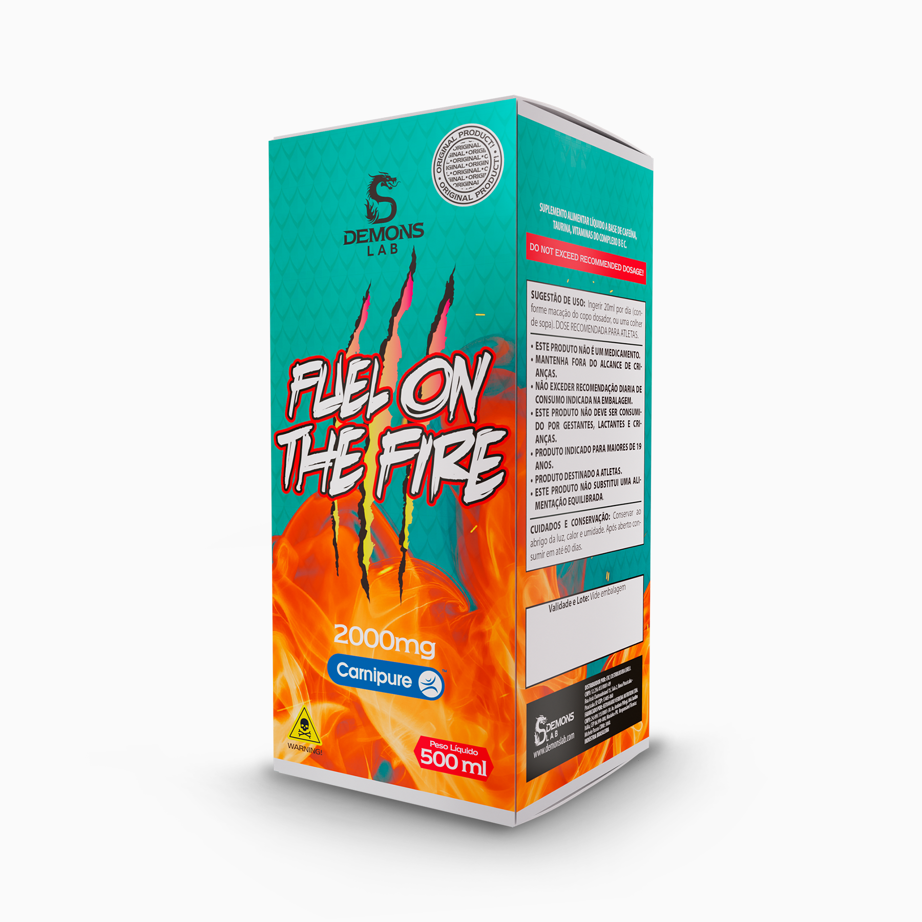 Termogênico - Fuel On The Fire 500 ml - Demons Lab