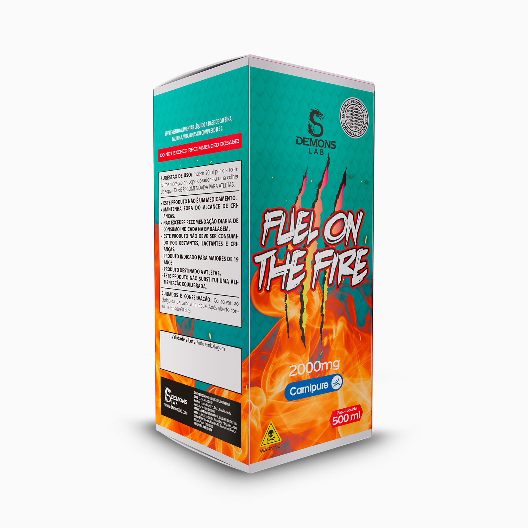 Termogênico - Fuel On The Fire 500 ml - Demons Lab