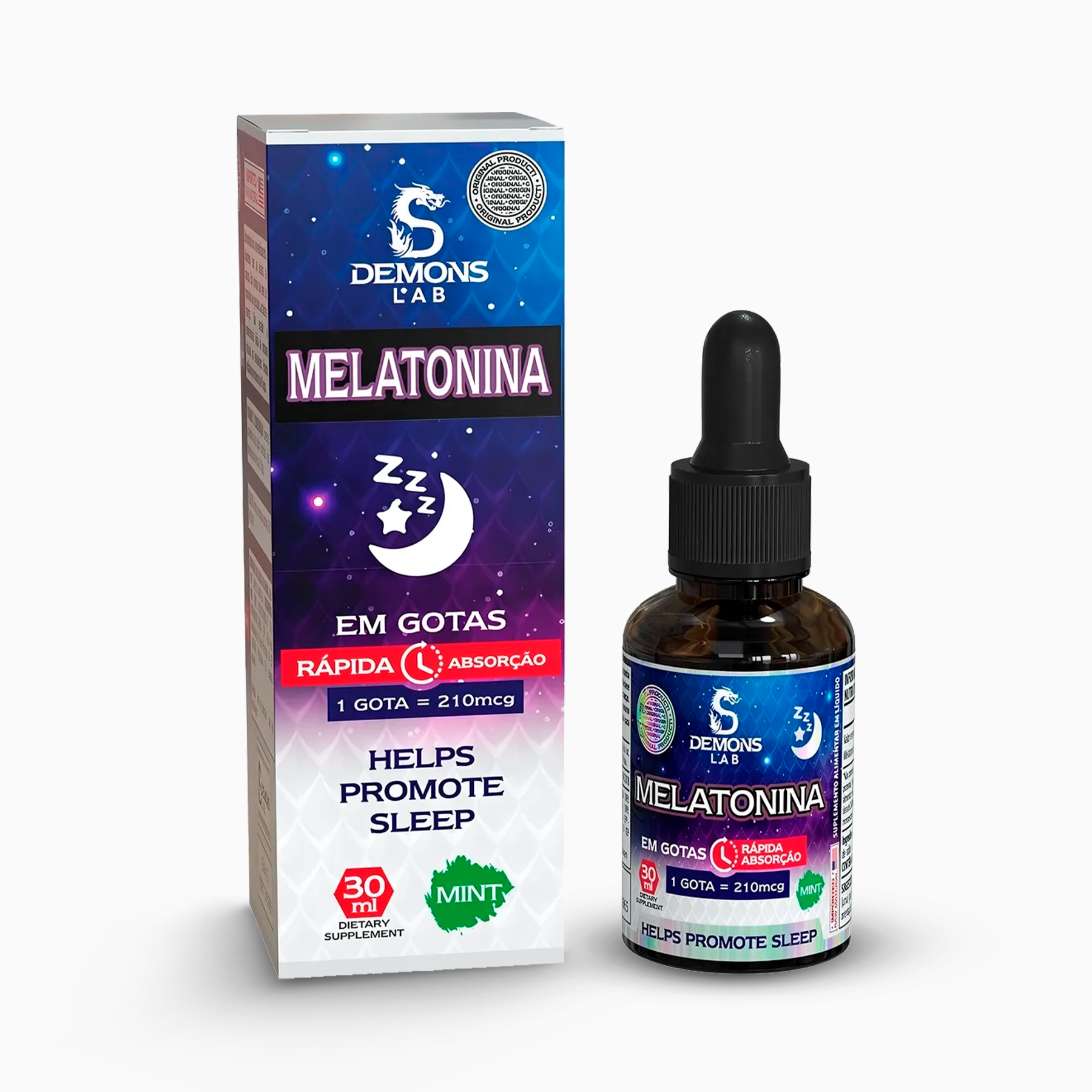 Vitamina - Melatonina 30ml - Demons Lab